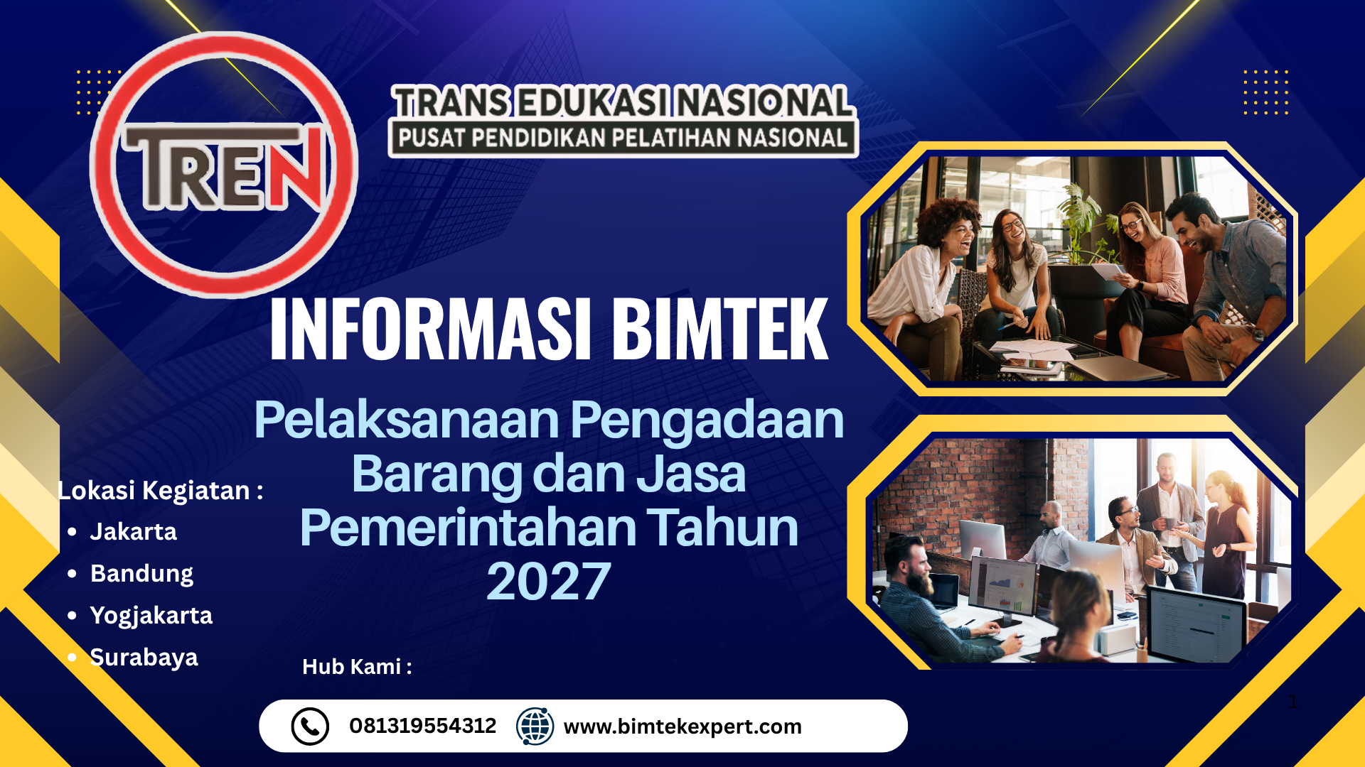 Bimtek Pelaksanaan Pengadaan Barang dan Jasa Pemerintahan Tahun 2027
