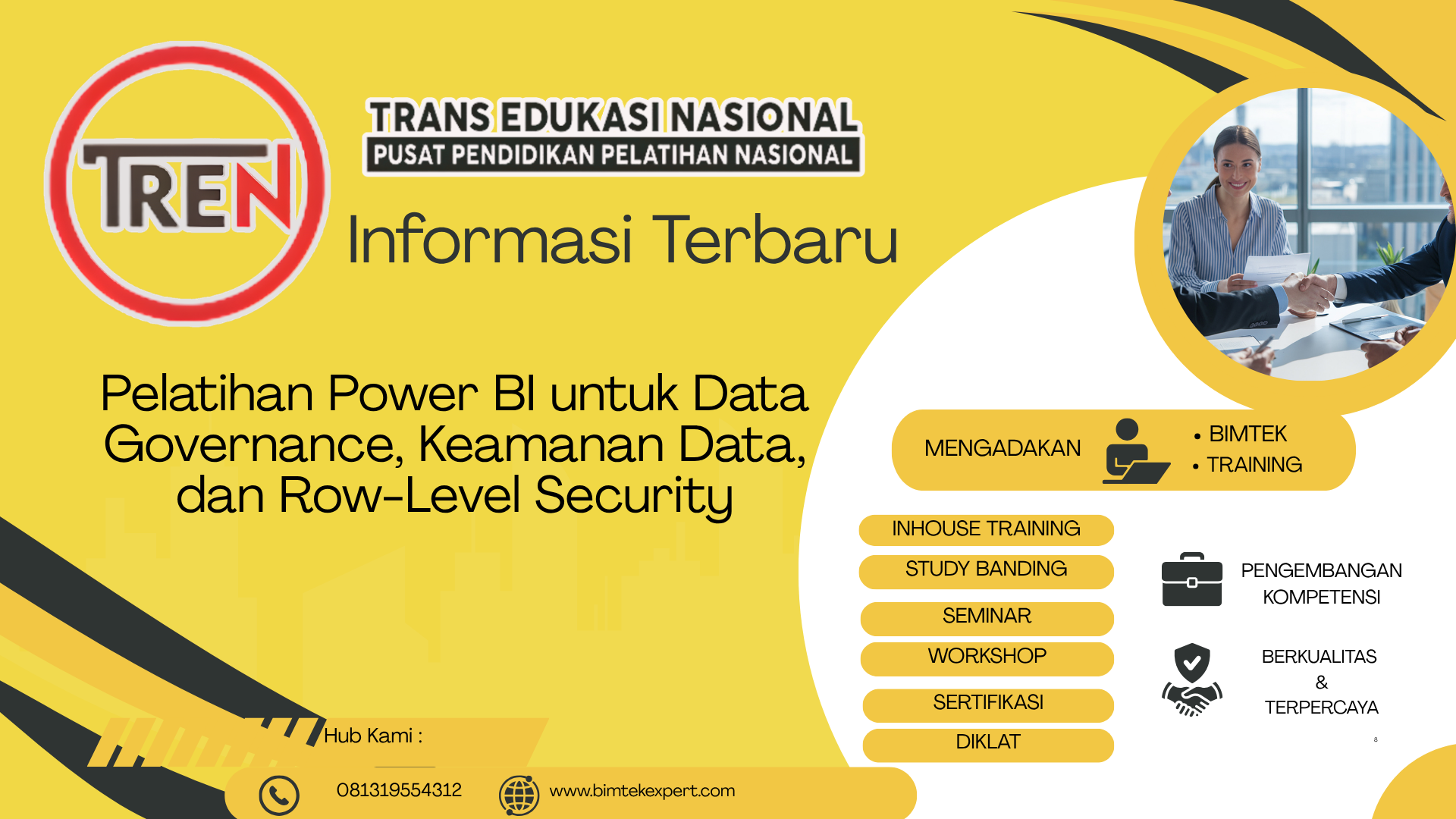 Pelatihan Power BI untuk Data Governance, Keamanan Data, dan Row-Level Security
