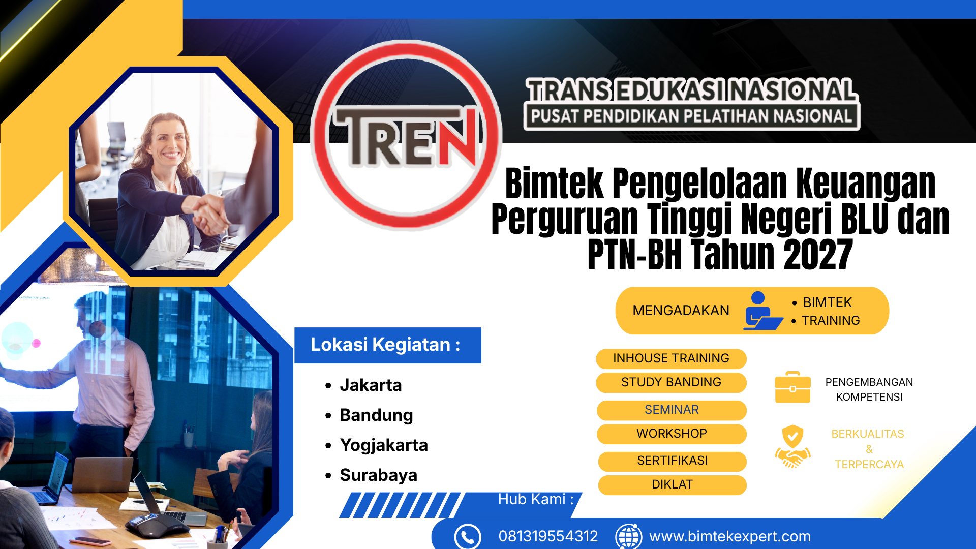 Bimtek Pengelolaan Keuangan Perguruan Tinggi Negeri BLU dan PTN-BH Tahun 2027