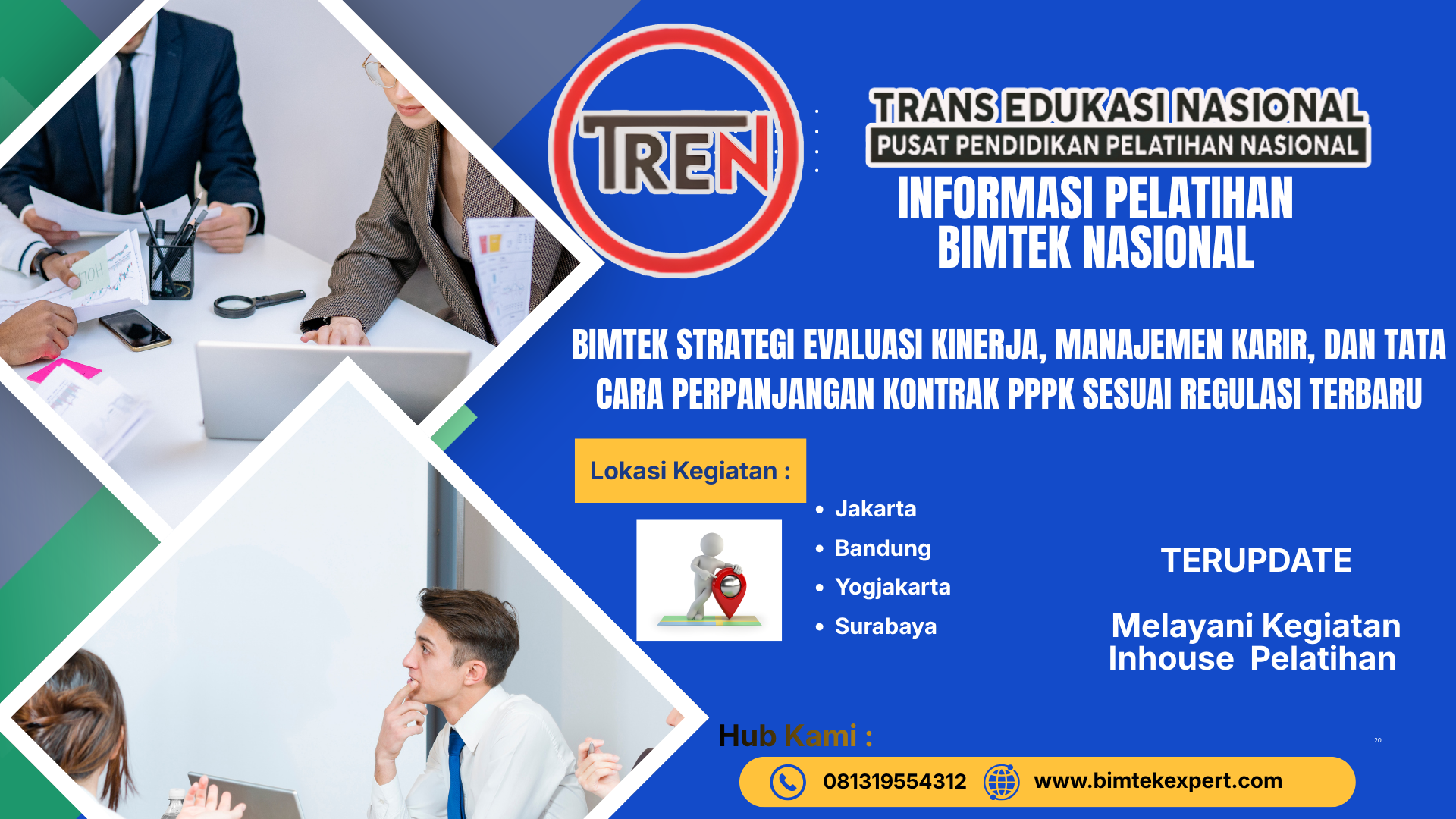 BIMTEK STRATEGI EVALUASI KINERJA, MANAJEMEN KARIR, DAN TATA CARA PERPANJANGAN KONTRAK PPPK SESUAI REGULASI TERBARU