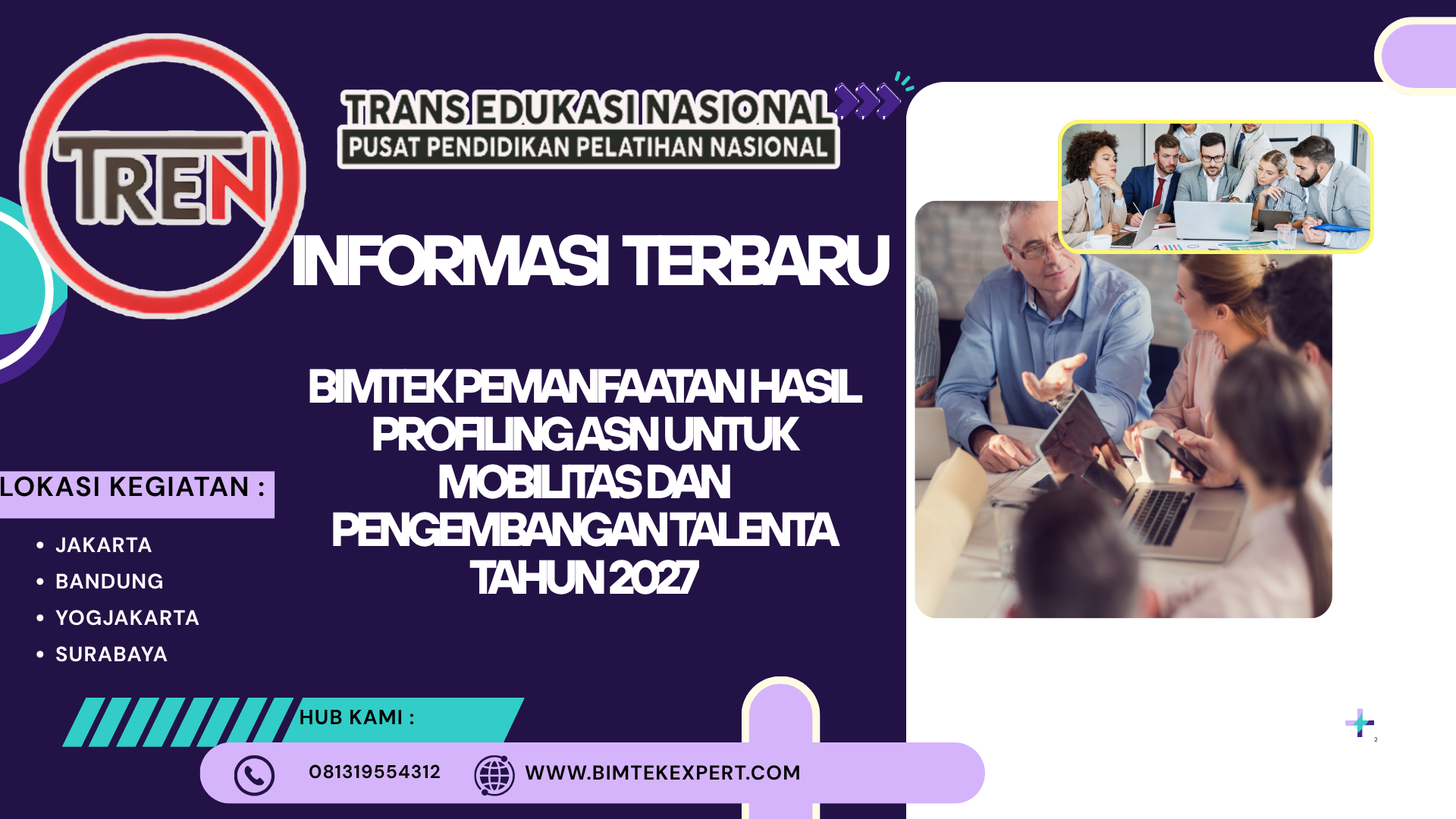 BIMTEK PEMANFAATAN HASIL PROFILING ASN UNTUK MOBILITAS DAN PENGEMBANGAN TALENTA TAHUN 2027