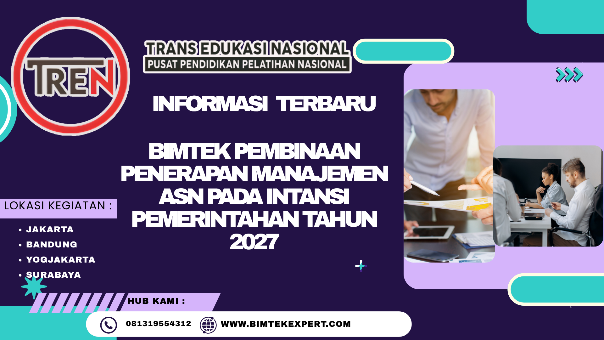 Bimtek Pembinaan Penerapan Manajemen ASN Pada Intansi Pemerintahan Tahun 2027