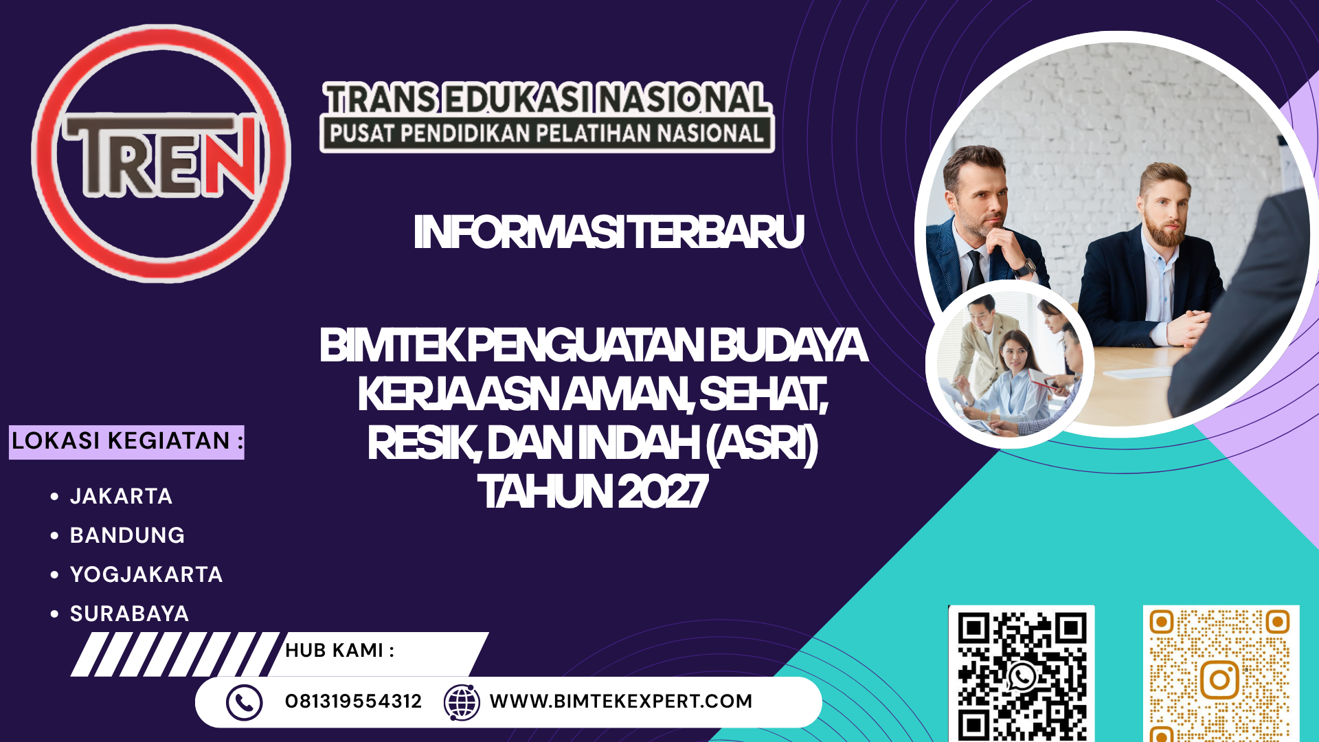 BIMTEK PENGUATAN BUDAYA KERJA ASN AMAN, SEHAT, RESIK, DAN INDAH (ASRI) TAHUN 2027