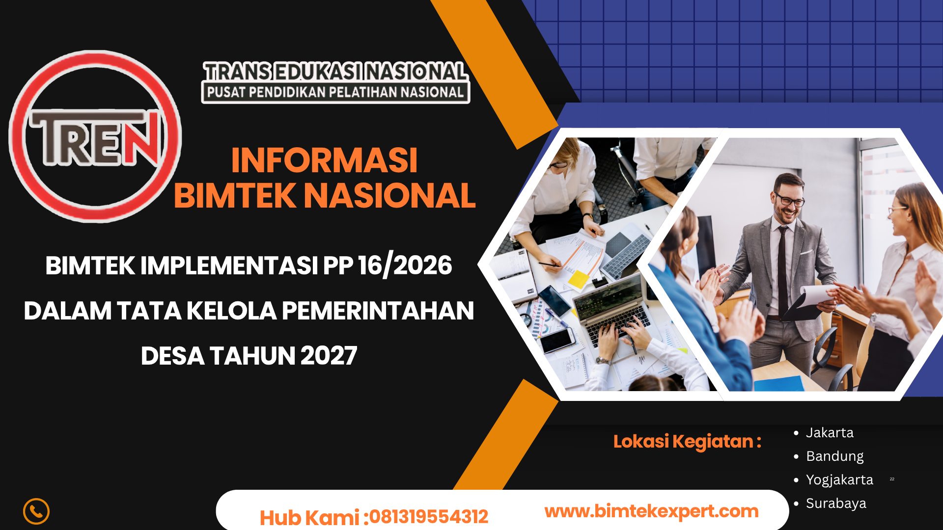 BIMTEK IMPLEMENTASI PP 16/2026 DALAM TATA KELOLA PEMERINTAHAN DESA TAHUN 2027
