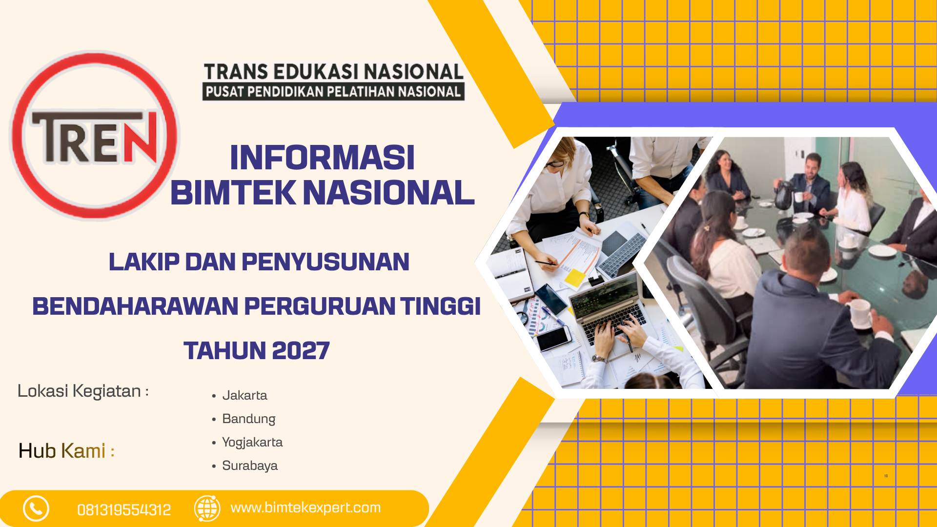 BIMTEK LAKIP DAN PENYUSUNAN BENDAHARAWAN PERGURUAN TINGGI TAHUN 2027