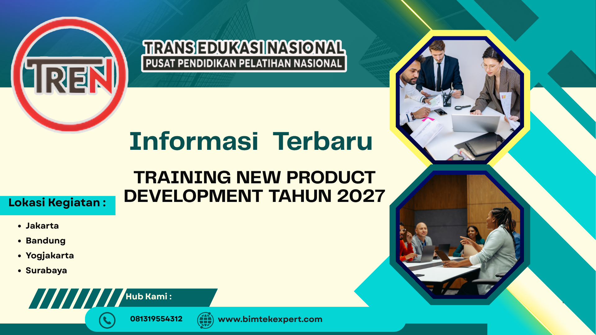 TRAINING NEW PRODUCT DEVELOPMENT TAHUN 2027