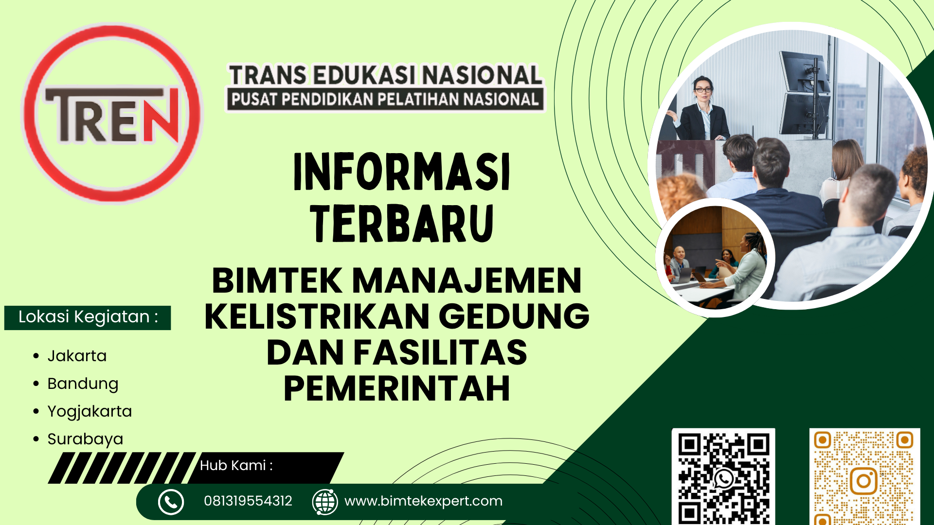 BIMTEK MANAJEMEN KELISTRIKAN GEDUNG DAN FASILITAS PEMERINTAH
