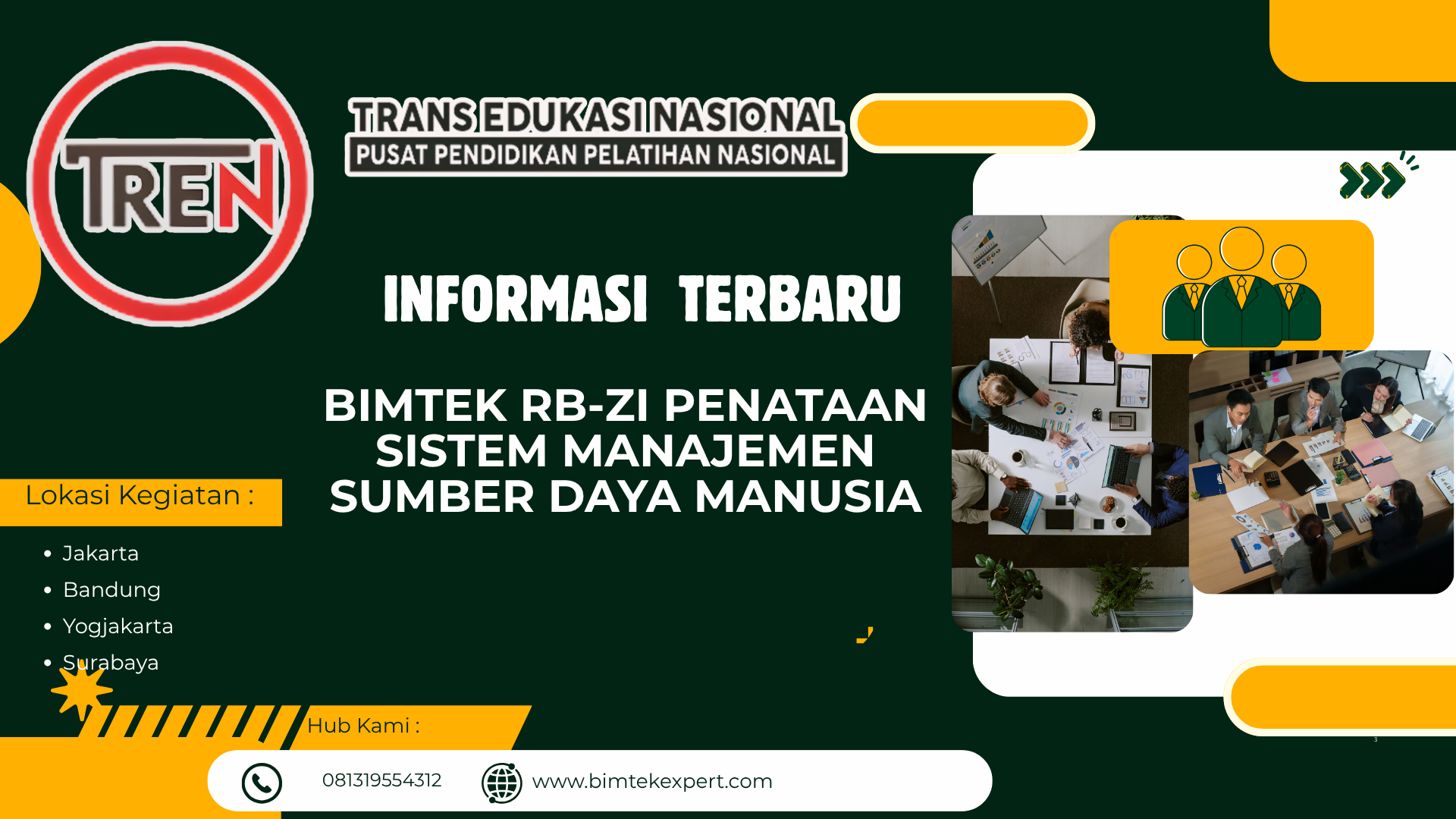 BIMTEK RB-ZI PENATAAN SISTEM MANAJEMEN SUMBER DAYA MANUSIA