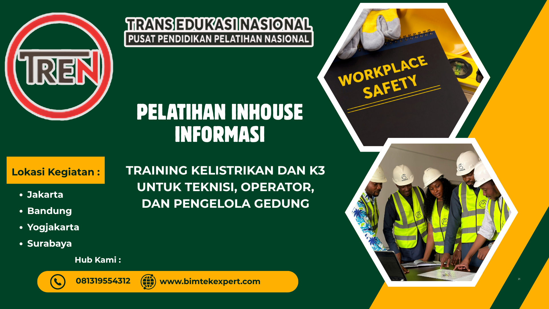 TRAINING KELISTRIKAN DAN K3 UNTUK TEKNISI, OPERATOR, DAN PENGELOLA GEDUNG