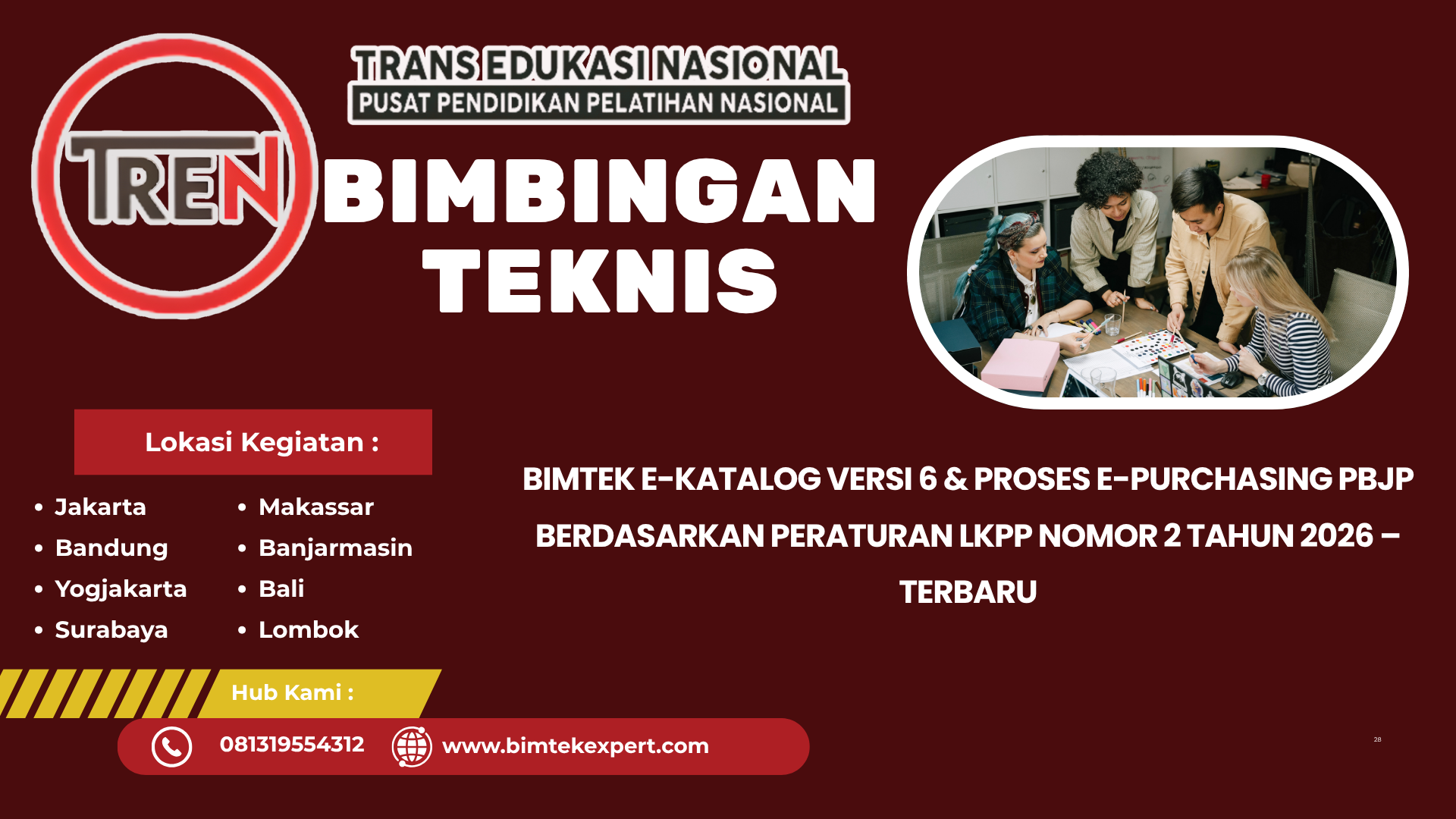 BIMTEK E-KATALOG VERSI 6 & PROSES E-PURCHASING PBJP BERDASARKAN PERATURAN LKPP NOMOR 2 TAHUN 2026 – TERBARU