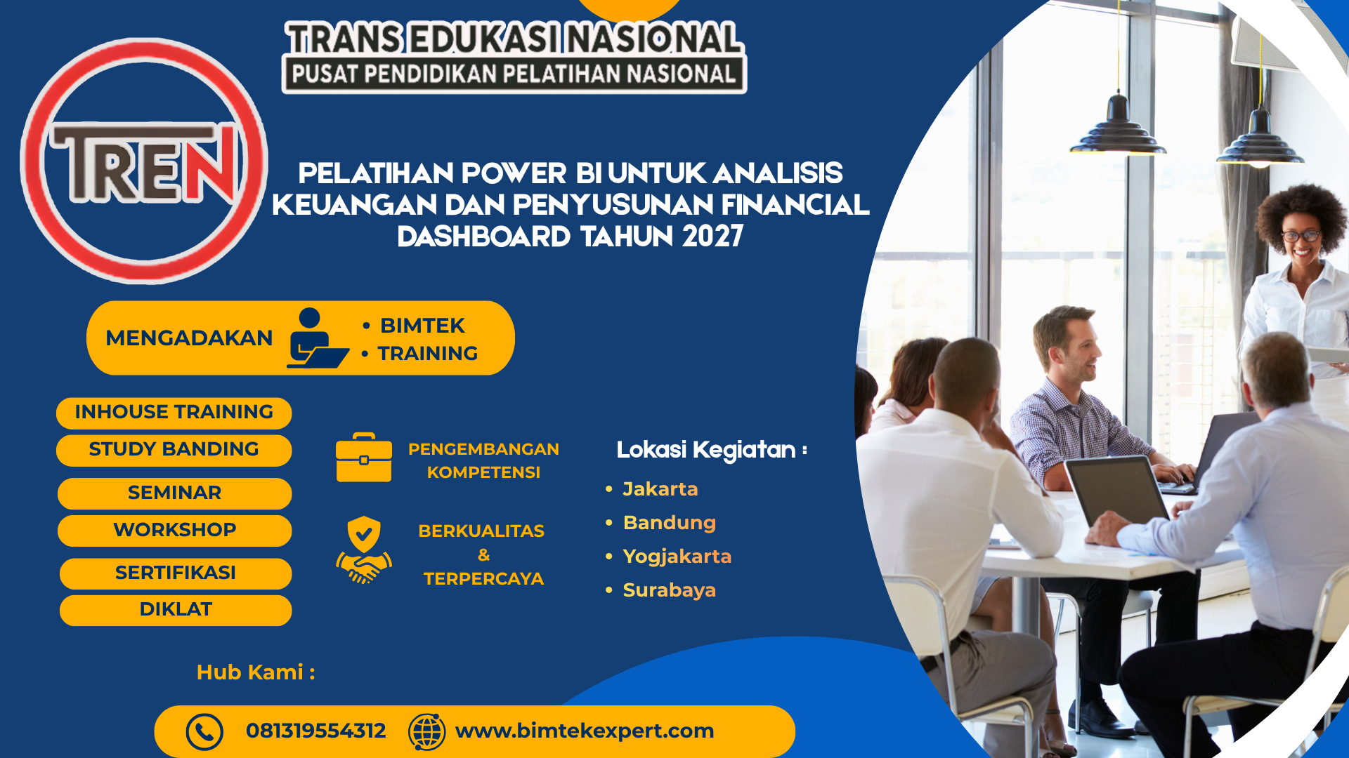 PELATIHAN POWER BI UNTUK ANALISIS KEUANGAN DAN PENYUSUNAN FINANCIAL DASHBOARD TAHUN 2027