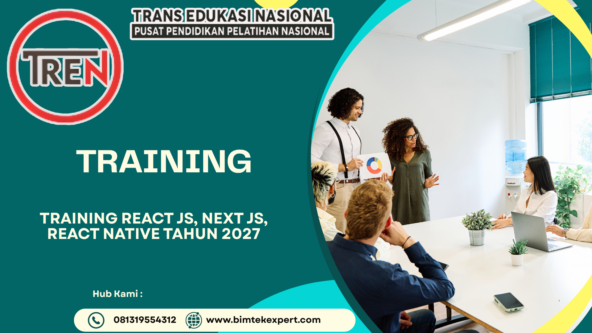 TRAINING REACT JS, NEXT JS, REACT NATIVE TAHUN 2027
